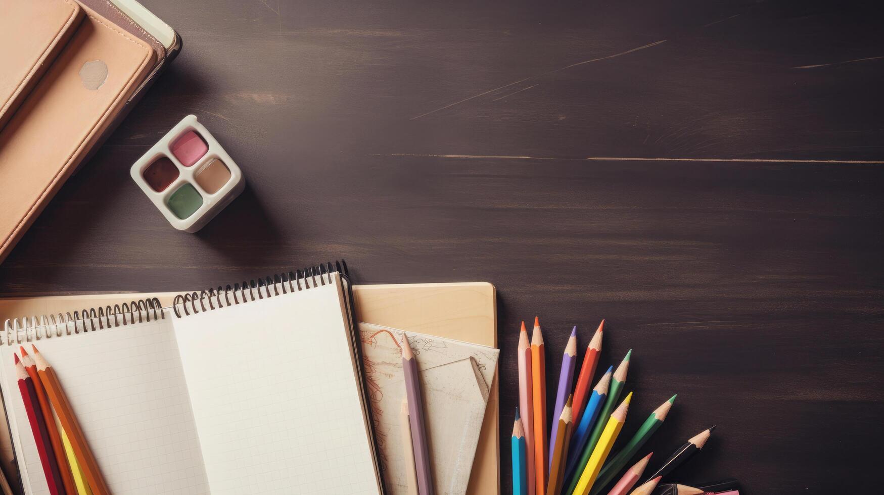 Back to School Educational Background with copy space photo