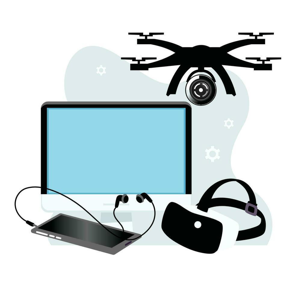 Digital Set Vector