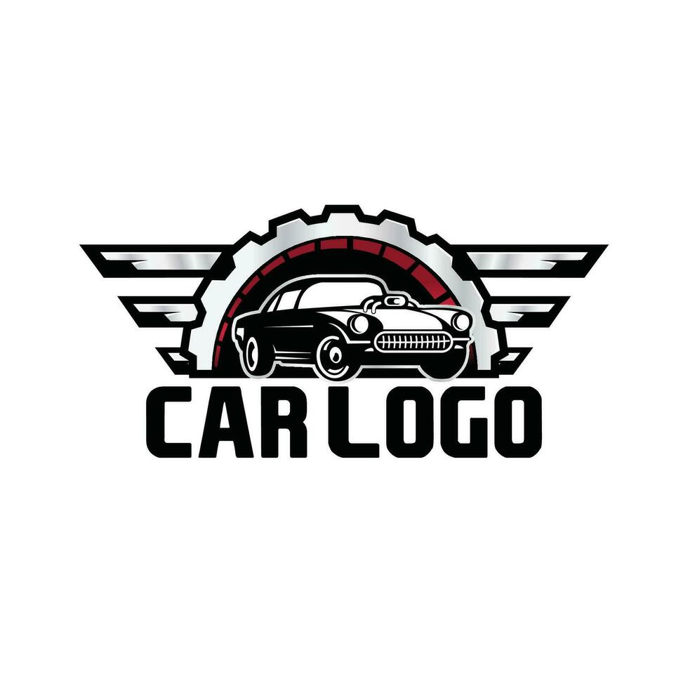 logotipo de coche deportivo vector