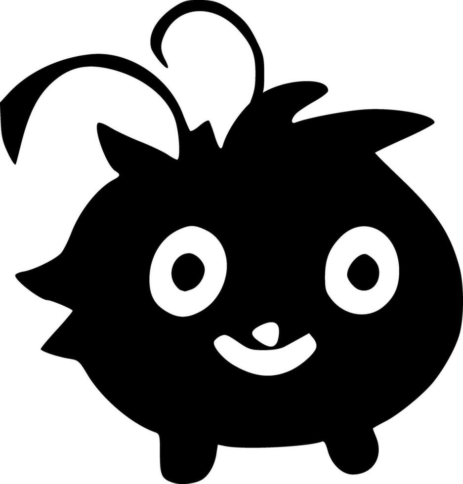 cute monster cartoon vector