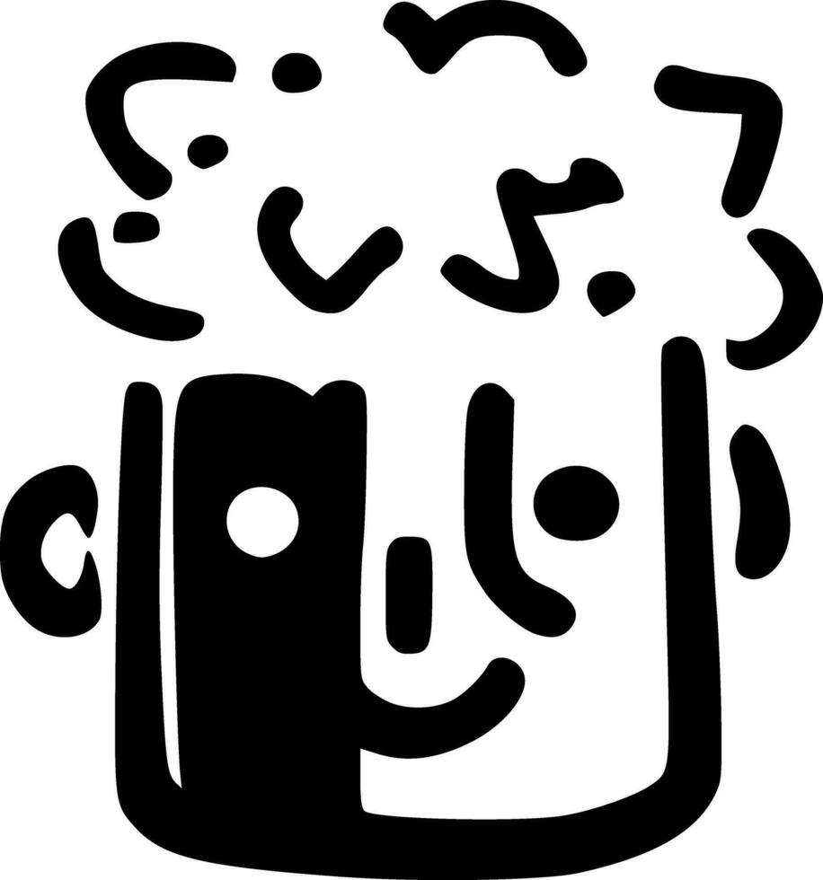 face man cartoon vector
