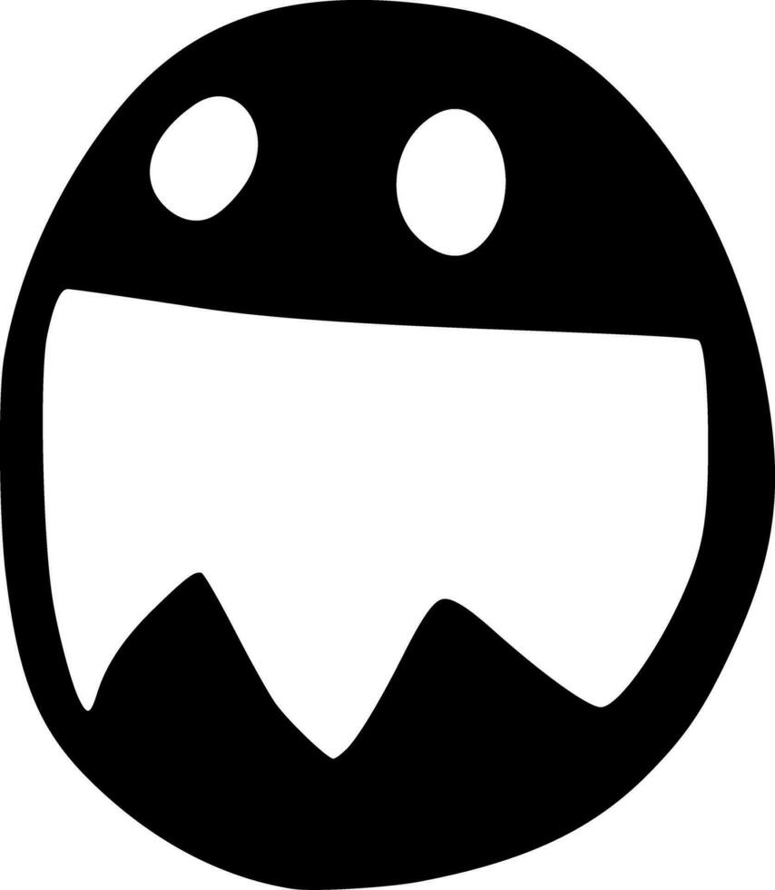 ghost monster cartoon vector