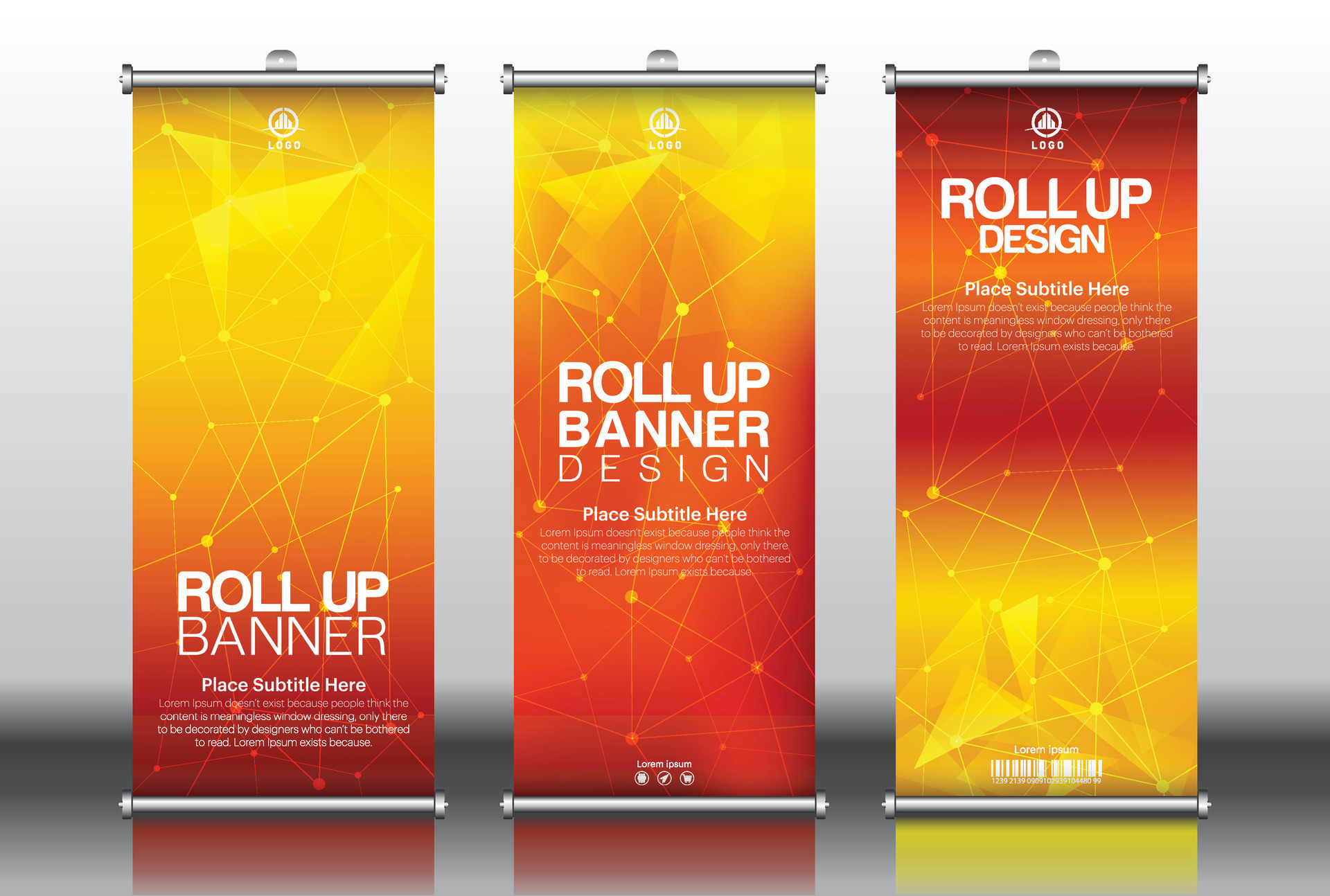 Roll up, roll up banner, rollup banner brochure flyer banner design