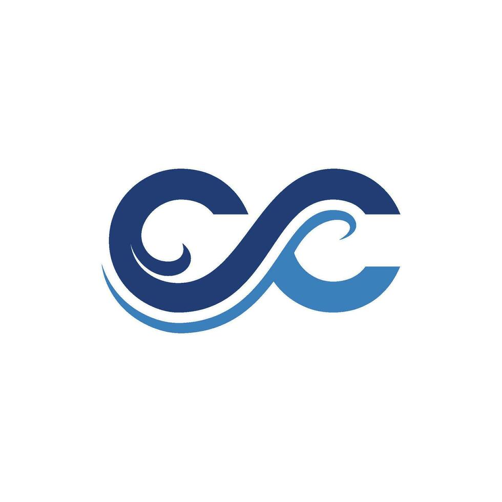 initial letter CC logotype company name. logo vector for business and company identity.