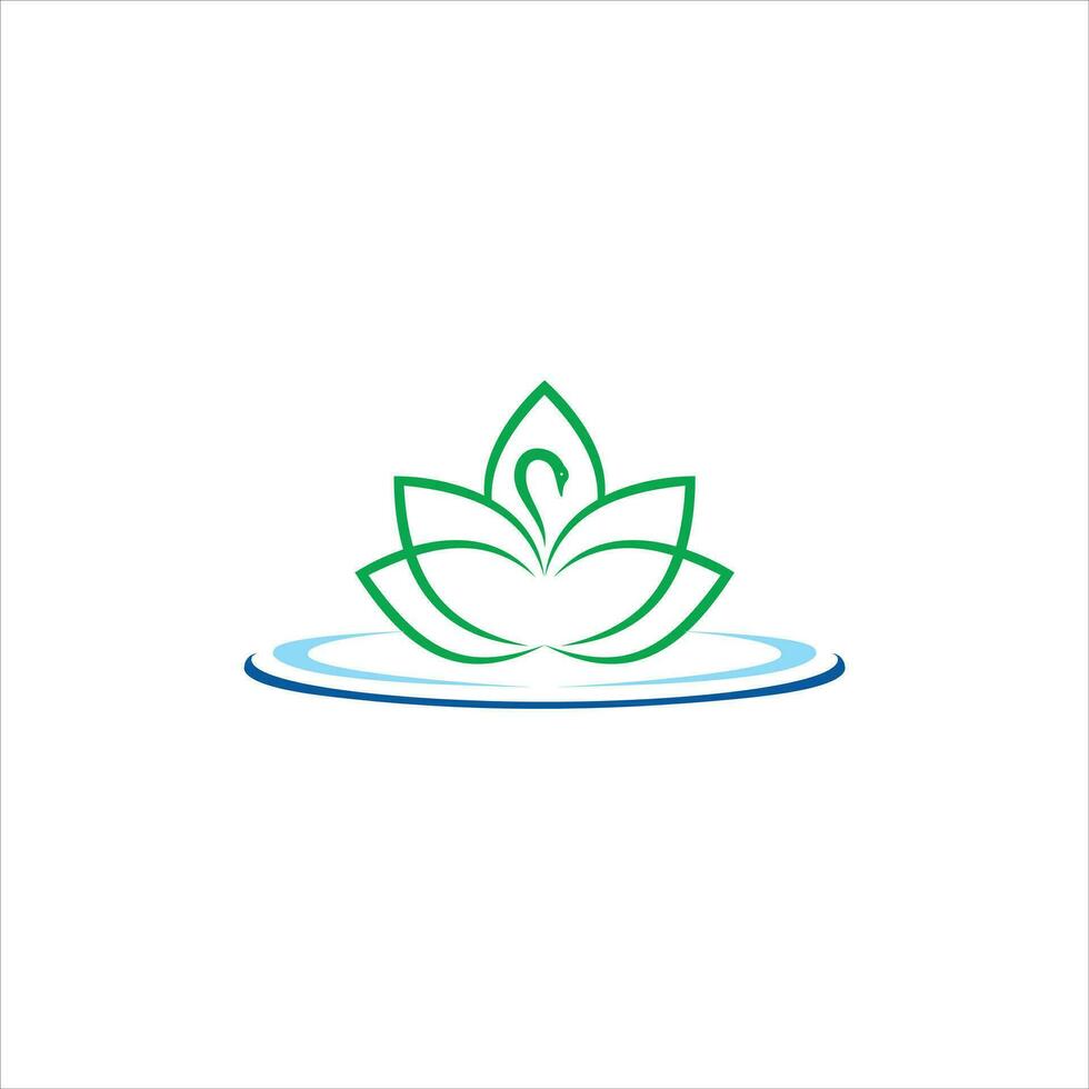 lotus vector icon flower icon in trendy flat design