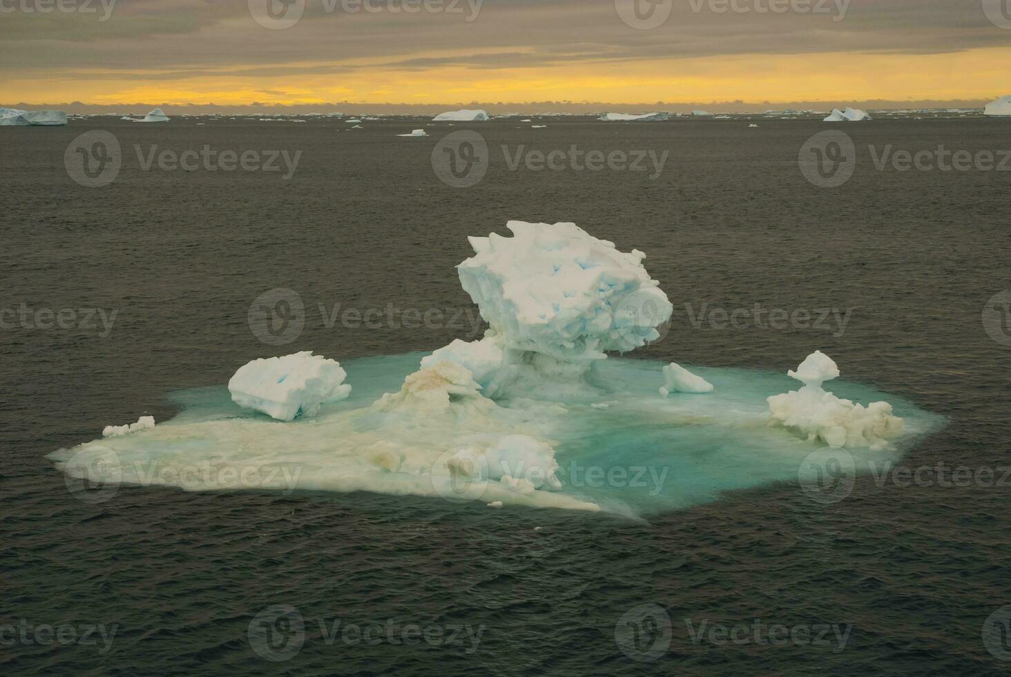 Iceberg, Ice,Wild frozen landscape, Antarctica photo