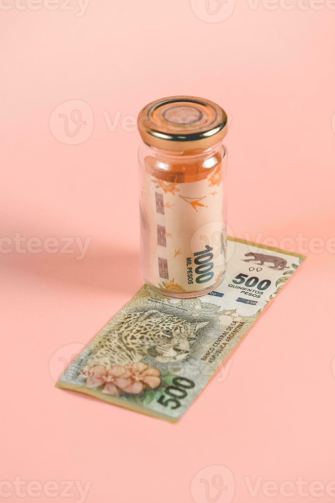 New Banknotes In Argentina Of Five Hundred And One Thousand Pesos free-a-thousand-dollars-stock-photo-freeimages