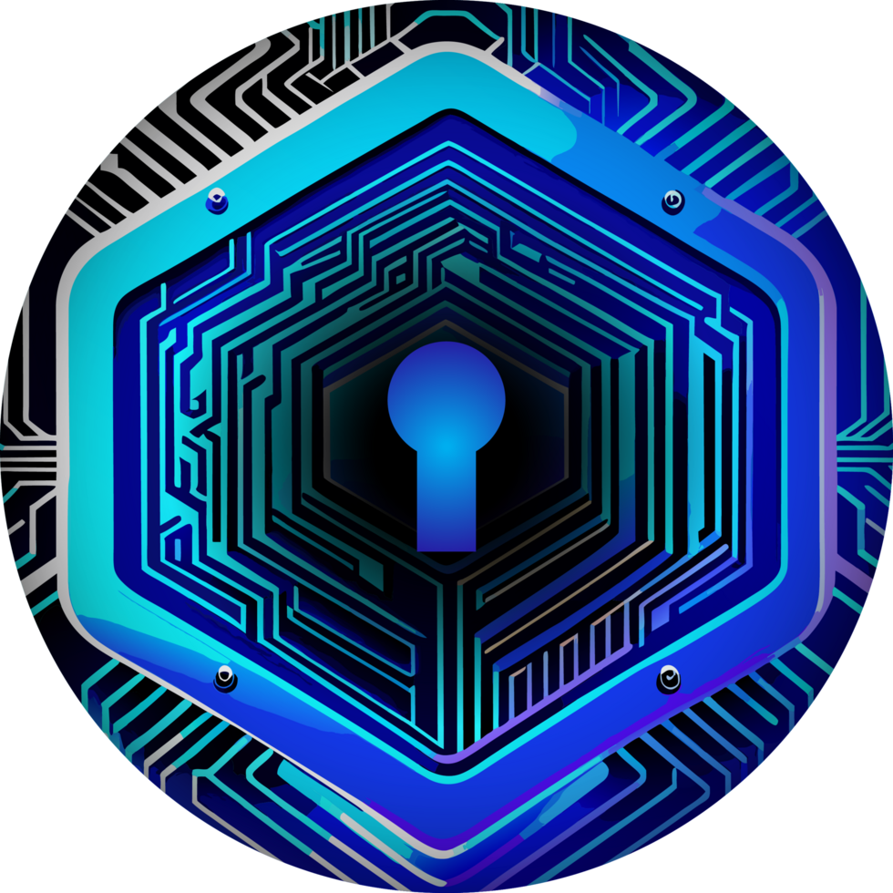 Modern Cybersecurity Technology Icon Pack png