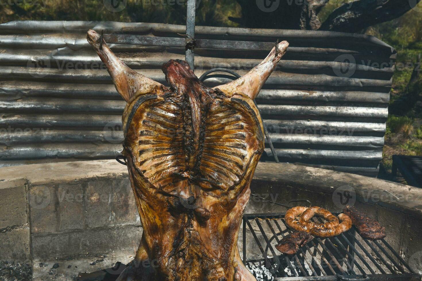 Lamb on the spit photo