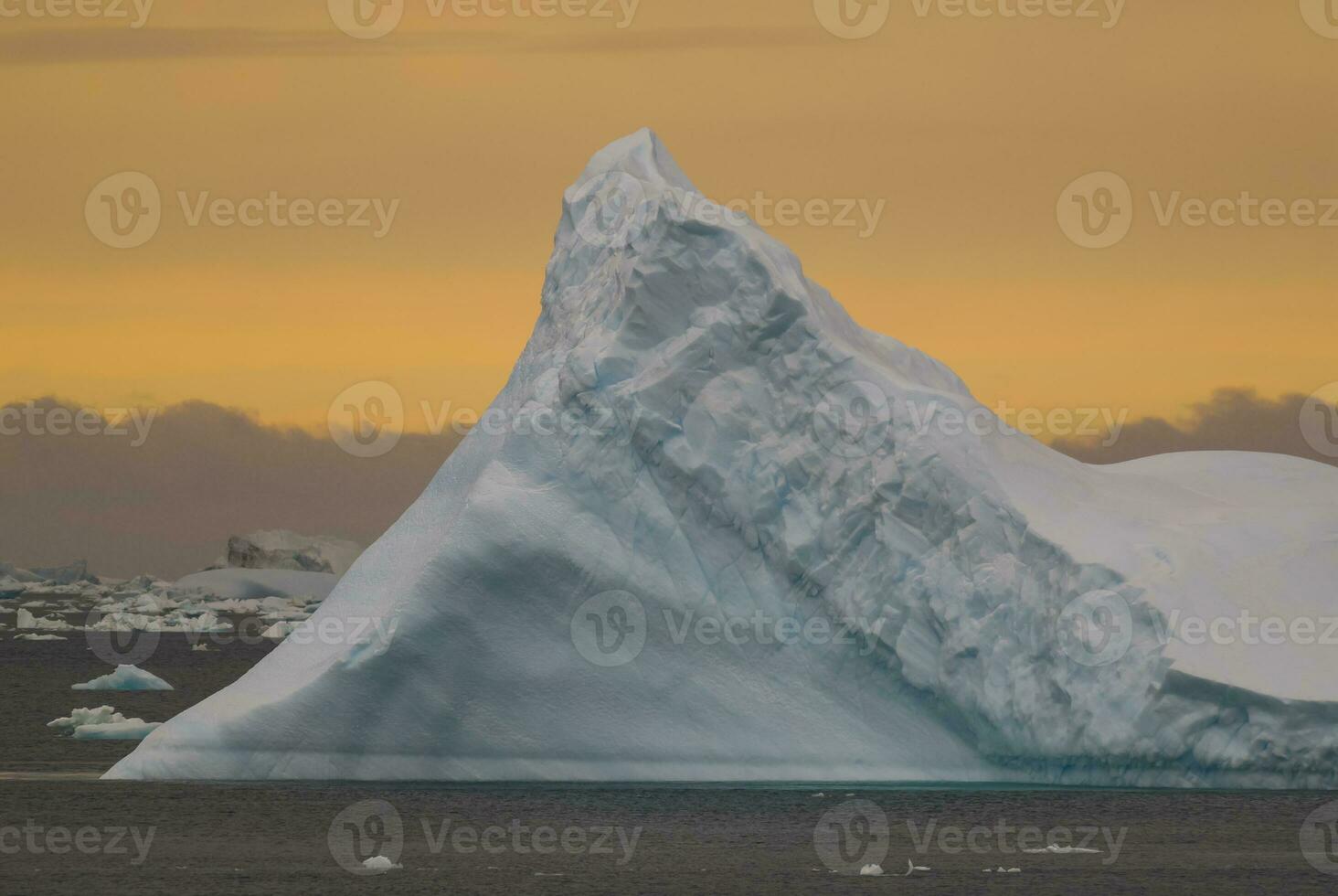 iceberg, hielo, salvaje congelado paisaje, Antártida foto