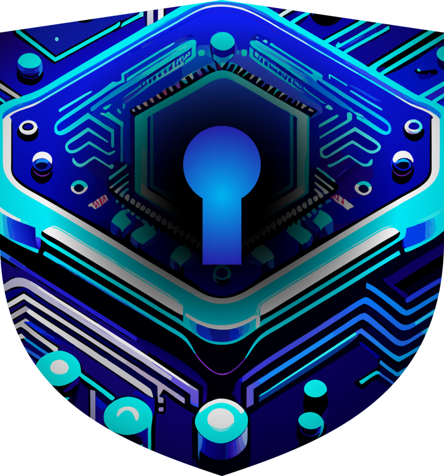 Modern Cybersecurity Technology Icon Pack png