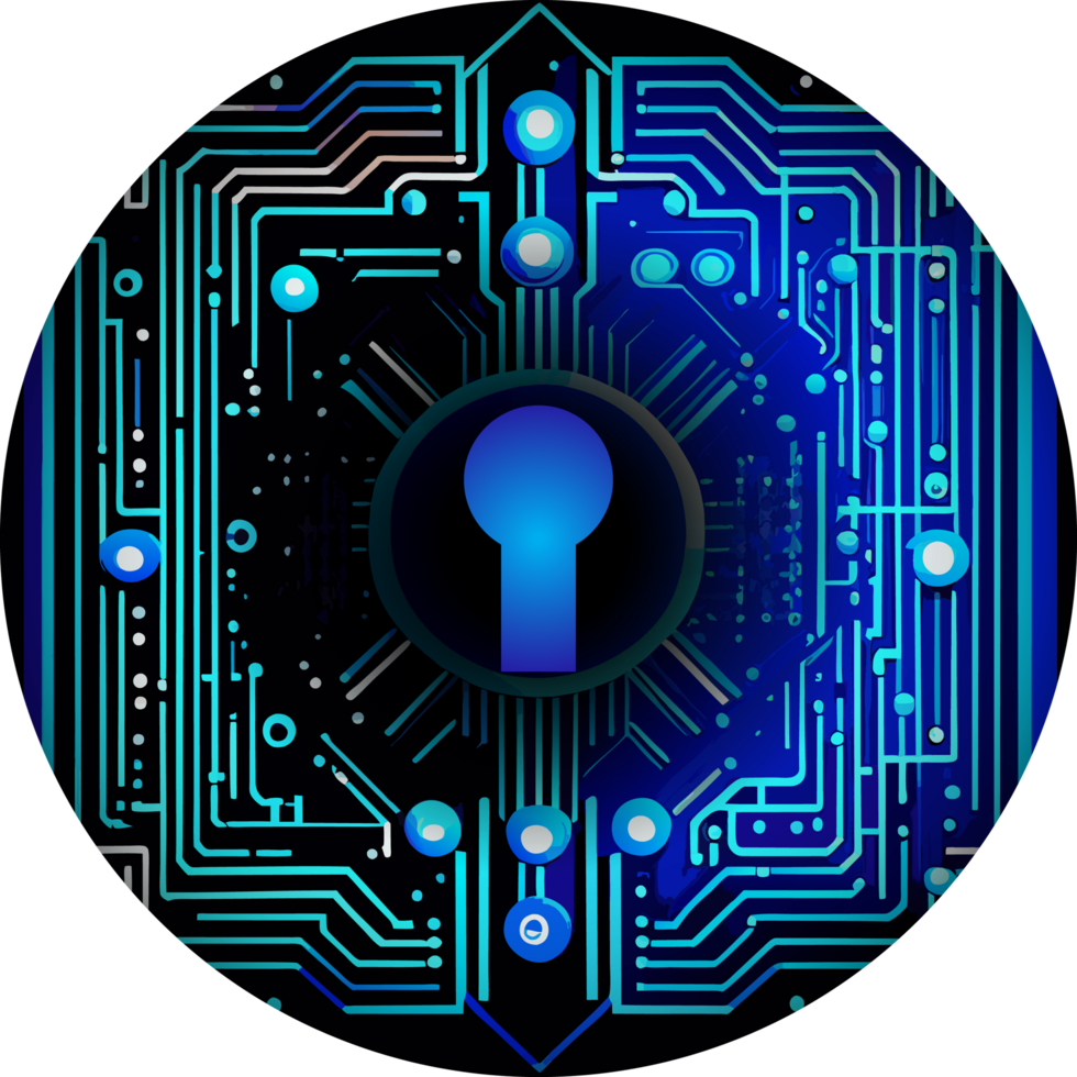 Modern Cybersecurity Technology Icon Pack png