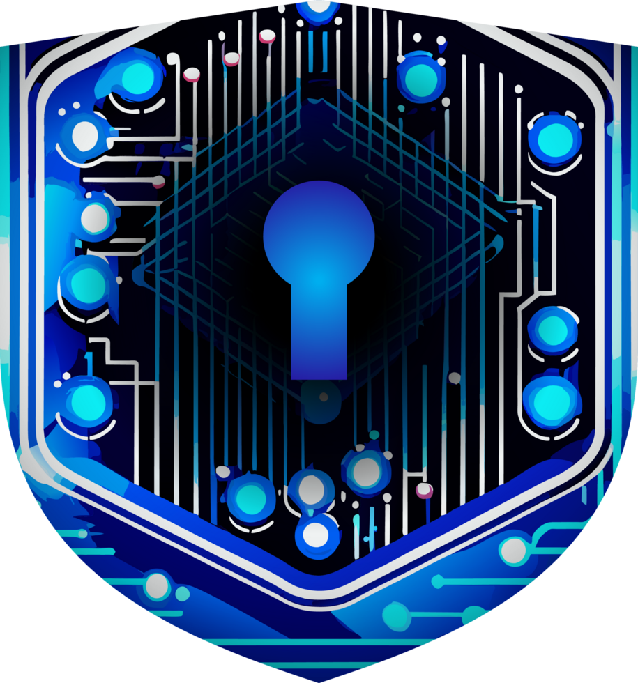 modern Internet-Sicherheit Technologie Symbol Pack png