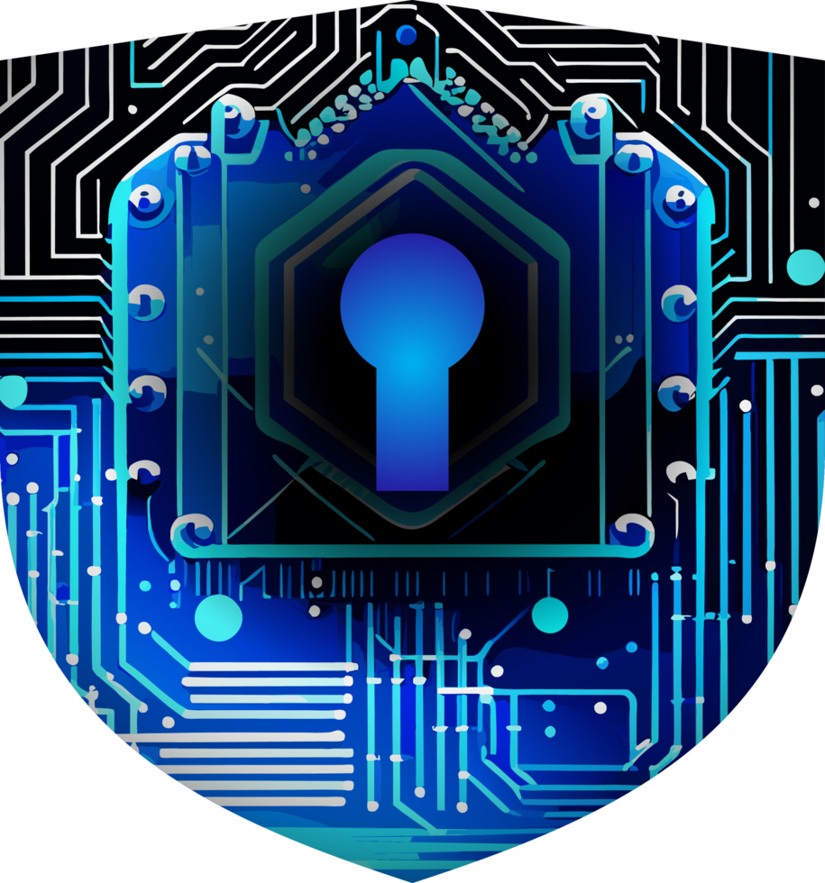 Modern Cybersecurity Technology Icon Pack png