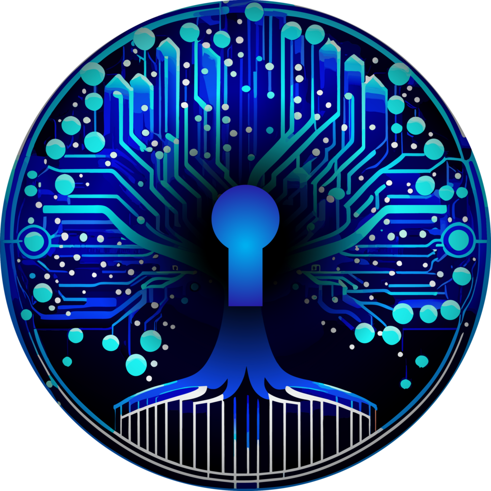 Modern Cybersecurity Technology Icon Pack png