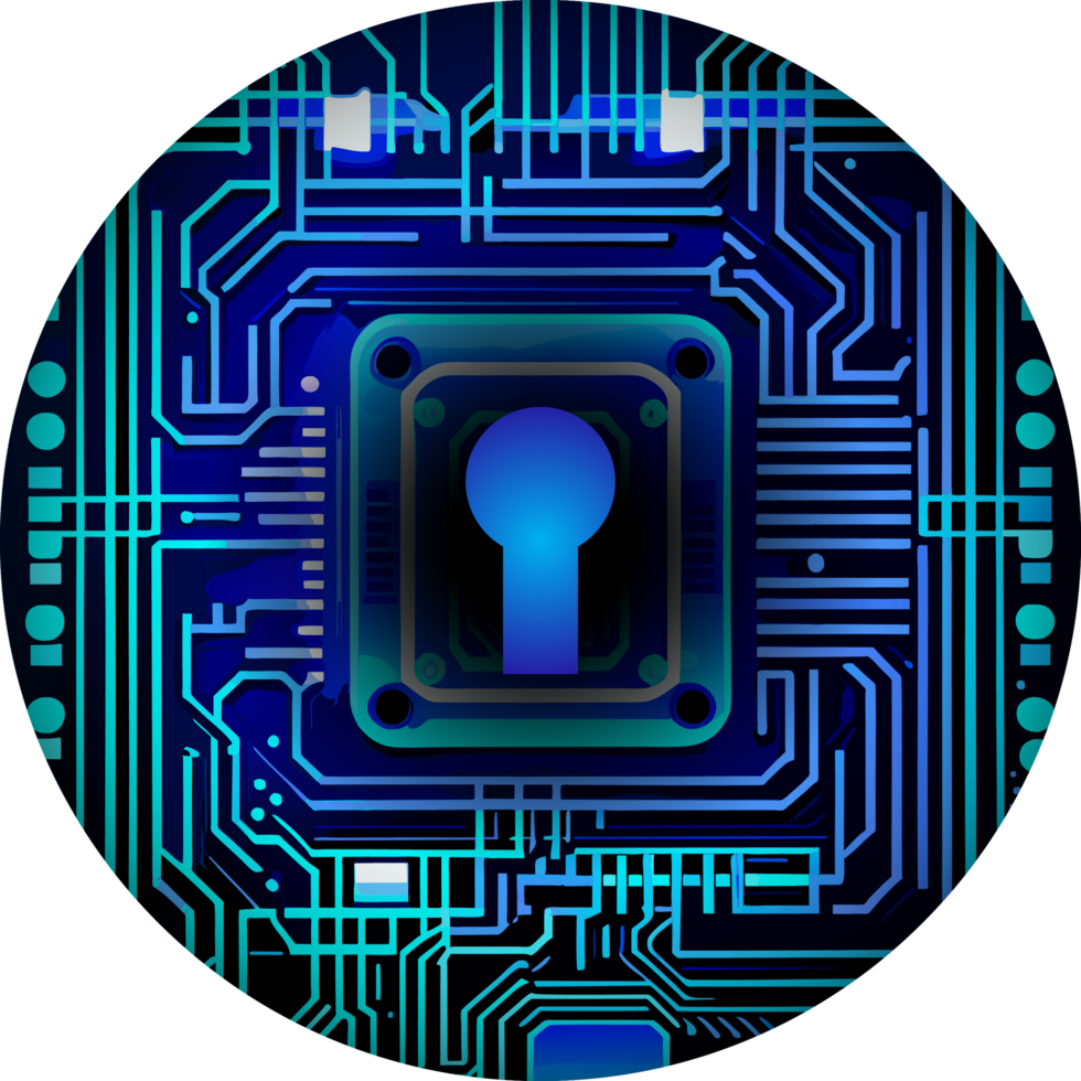 Modern Cybersecurity Technology Icon Pack png