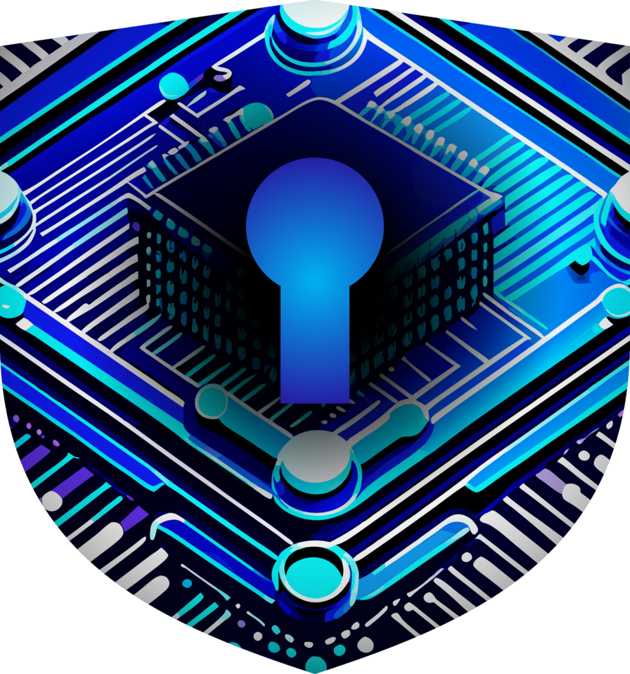 Modern Cybersecurity Technology Icon Pack png
