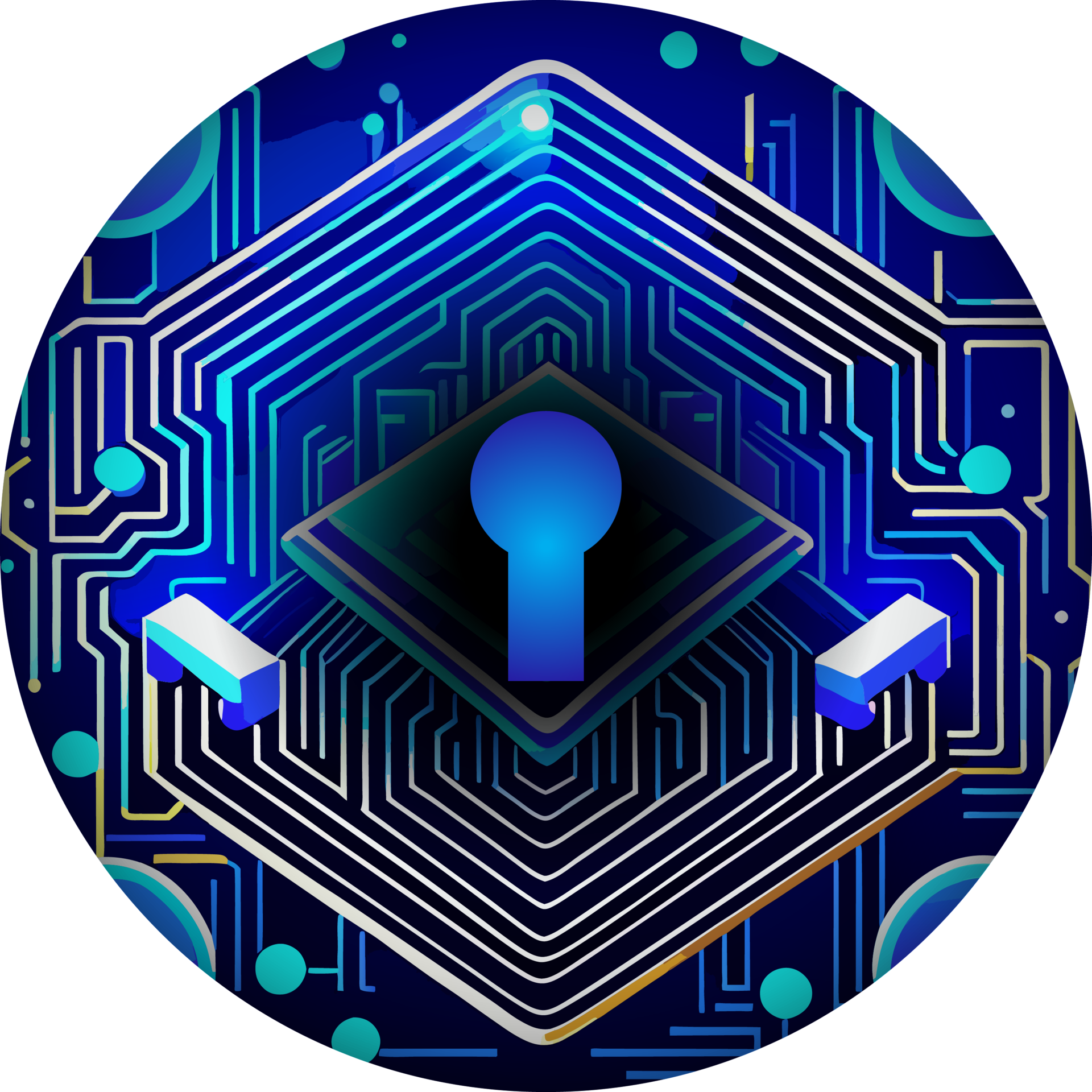 Modern Cybersecurity Technology Icon Pack 26196040 PNG