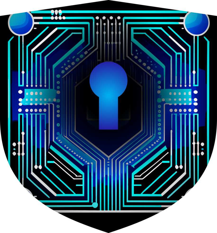 Modern Cybersecurity Technology Icon Pack png
