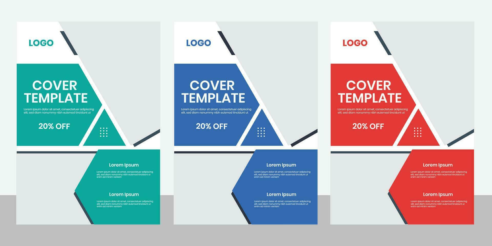 Annual report a4 flier template. corporate presentation cover brochure layout, fully editable booklet poster design vector