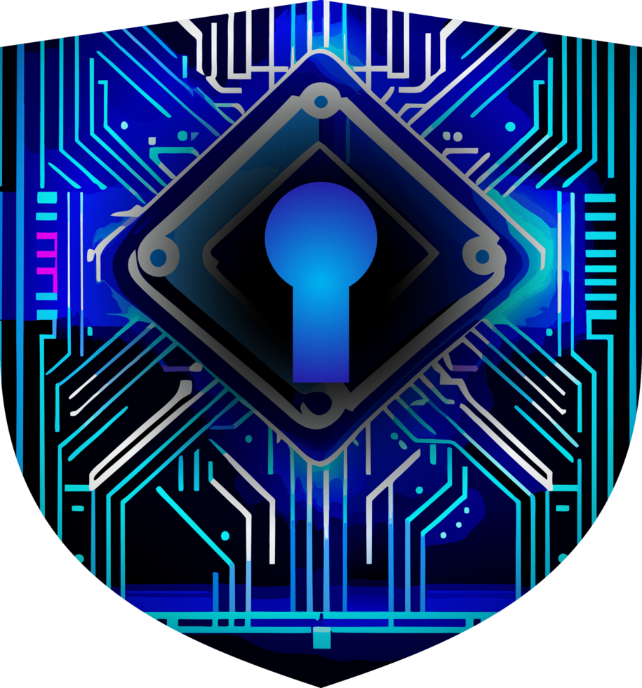 Modern Cybersecurity Technology Icon Pack png