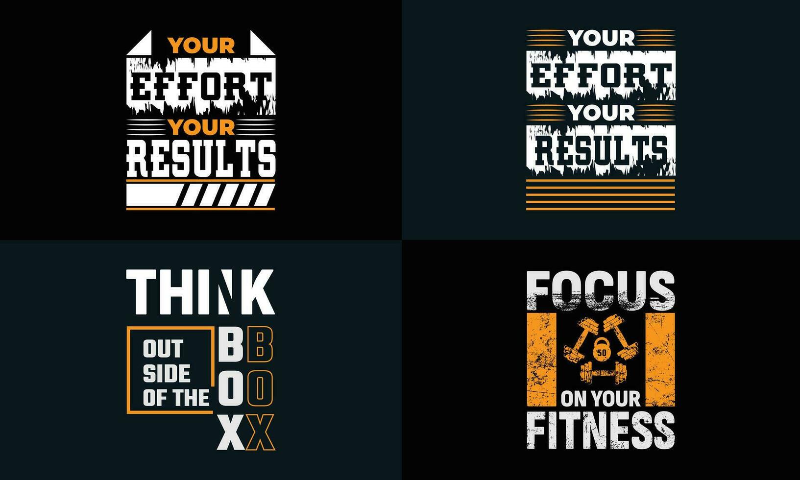 best  typography t shirt design for gym and fitness inspiration and motivation vector