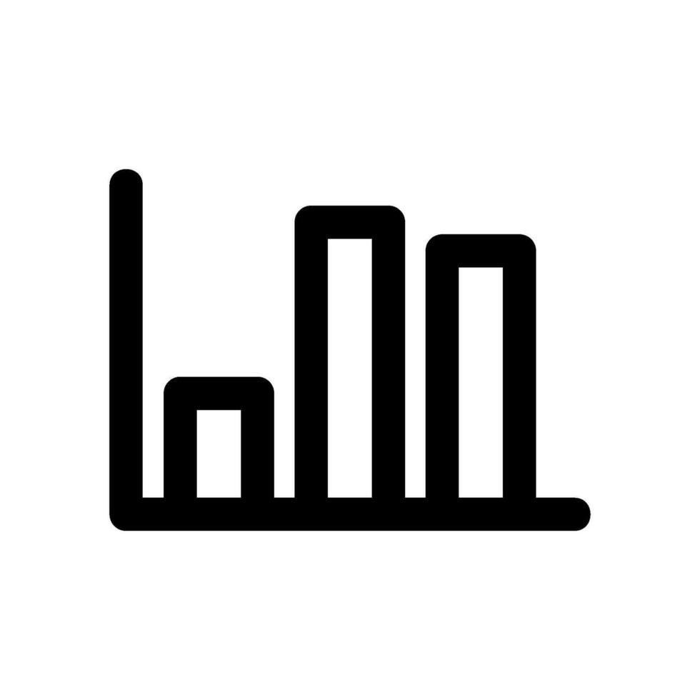 Chart Icon Vector Symbol Design Illustration