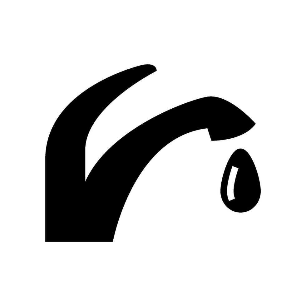 Water Faucet Icon Vector Symbol Design Illustration