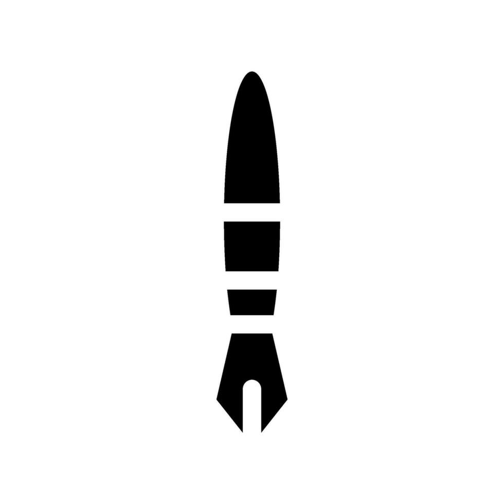 Fountain Pen Icon Vector Symbol Design Illustration