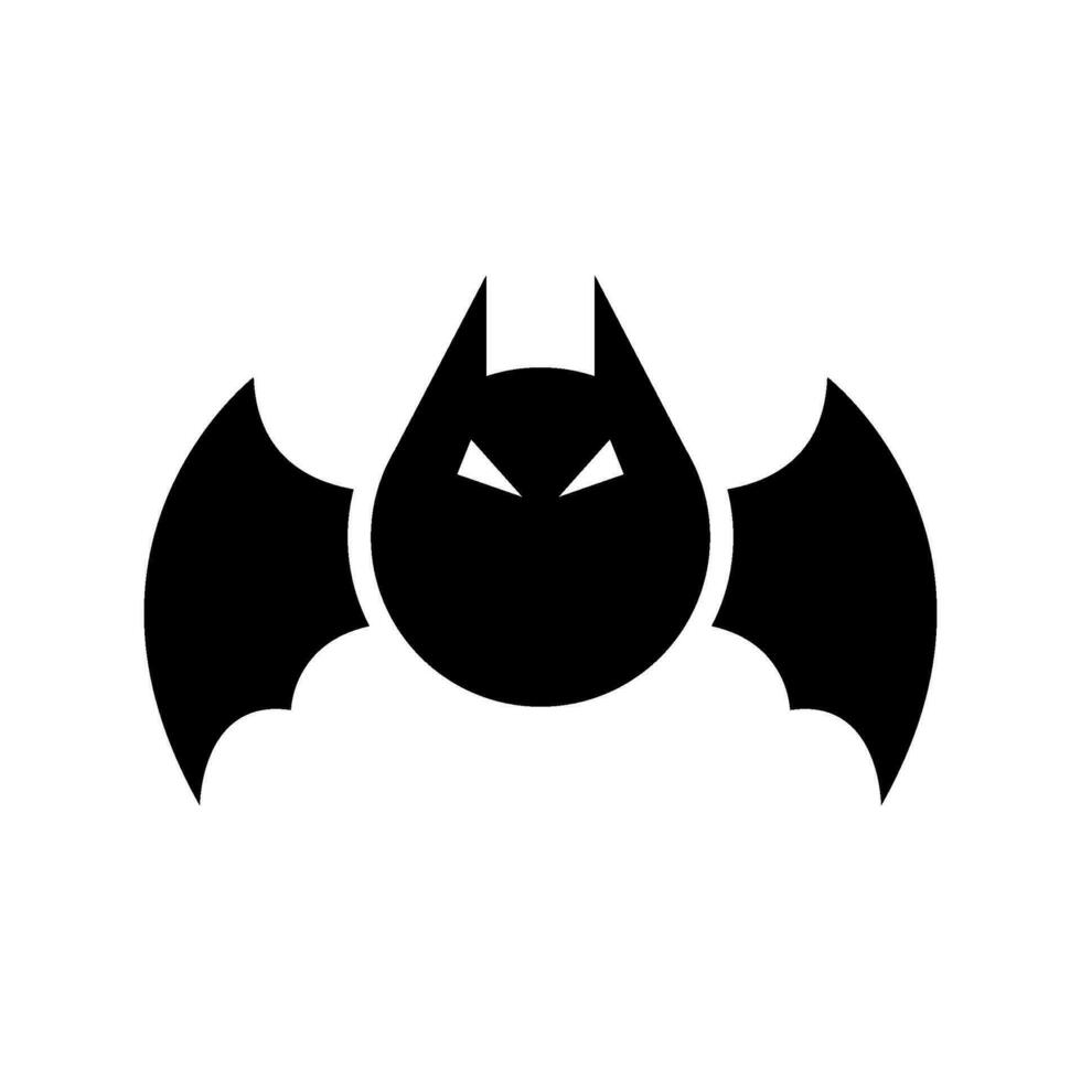 Bat Icon Vector Symbol Design Illustration