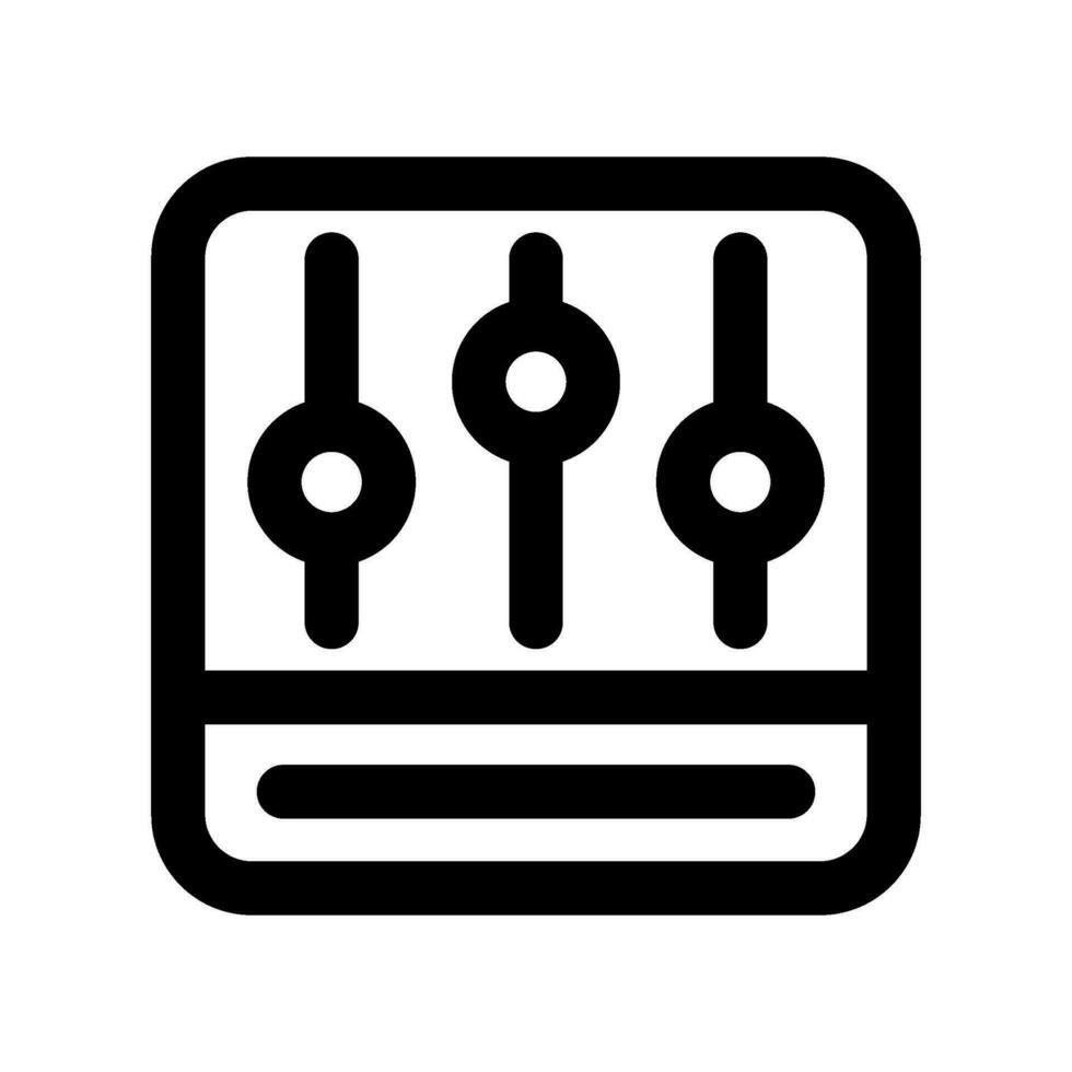 Equalizer Icon Vector Symbol Design Illustration