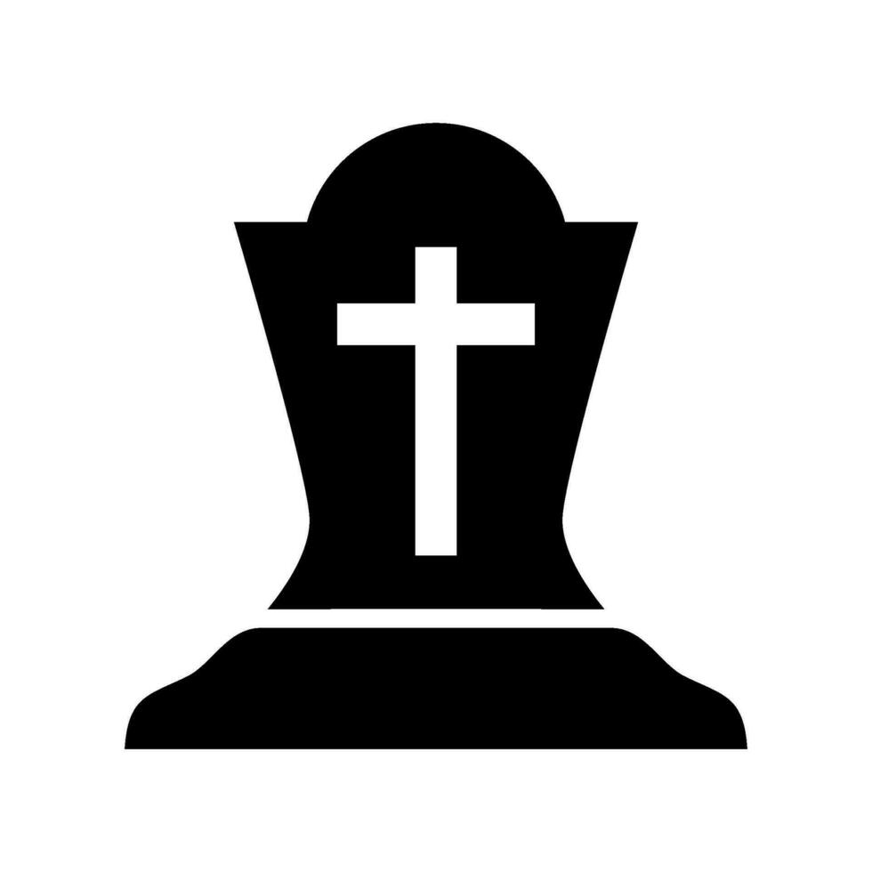 Grave Icon Vector Symbol Design Illustration