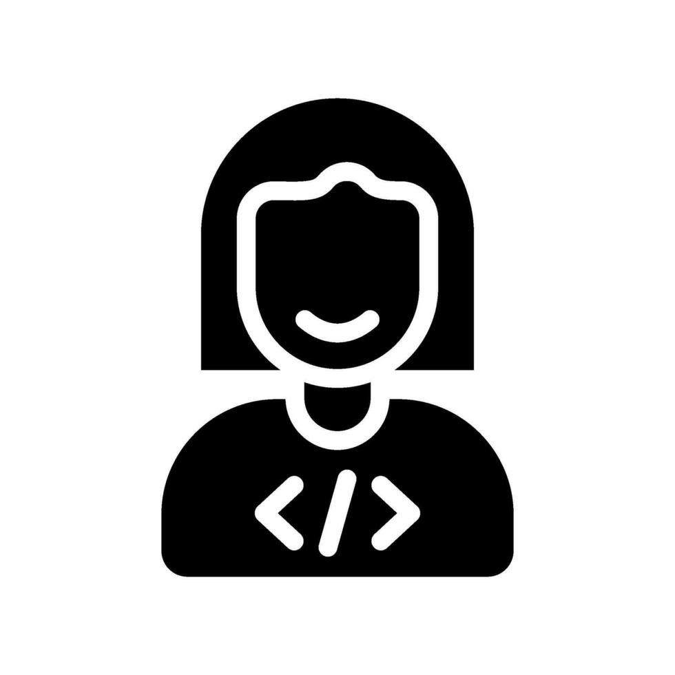 Developer Icon Vector Symbol Design Illustration 26196520 Vector Art at ...