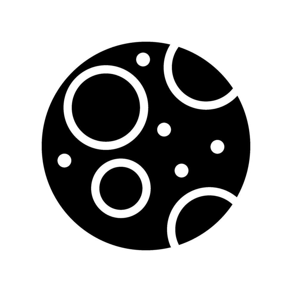 Moon Icon Vector Symbol Design Illustration