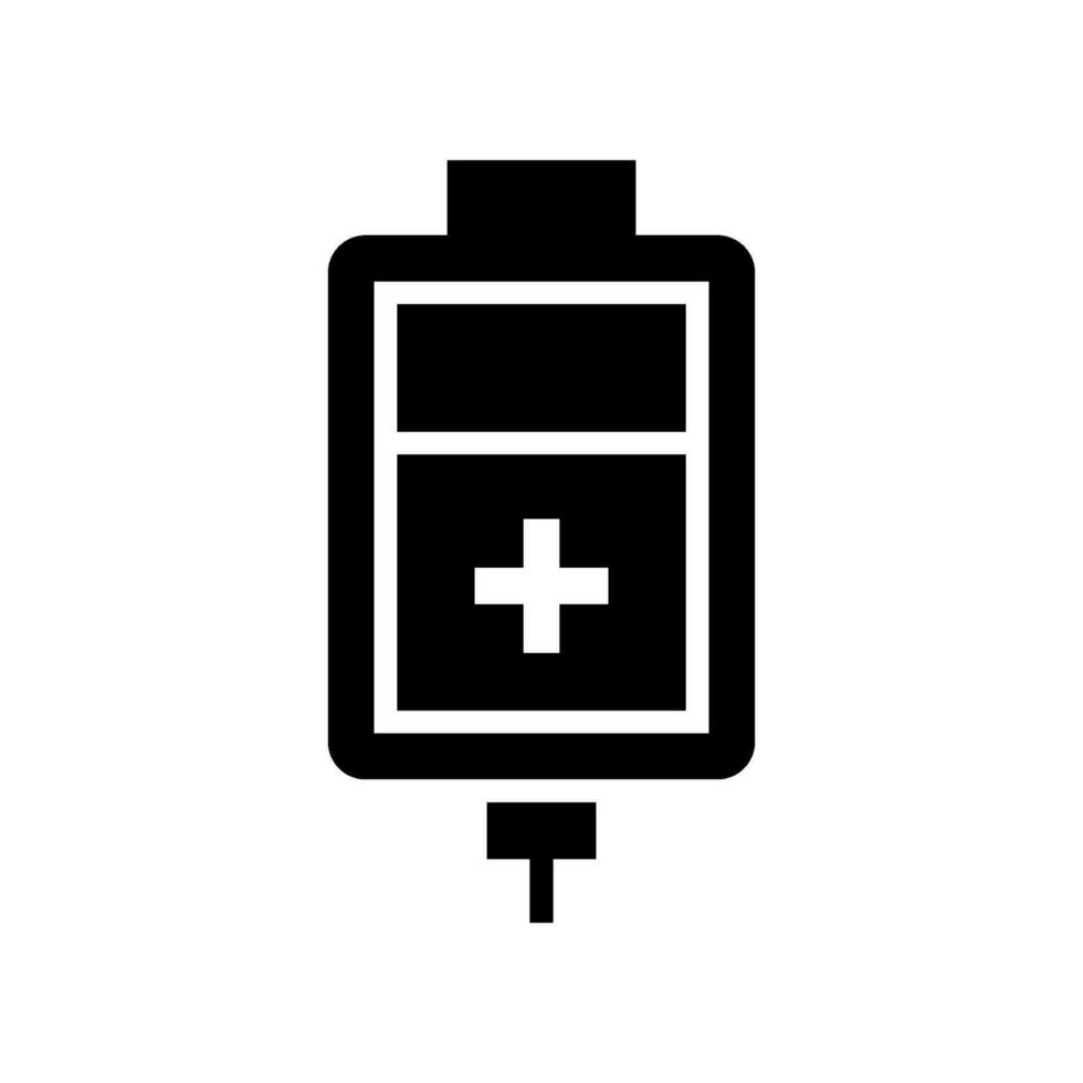 Blood Infuse Icon Vector Symbol Design Illustration