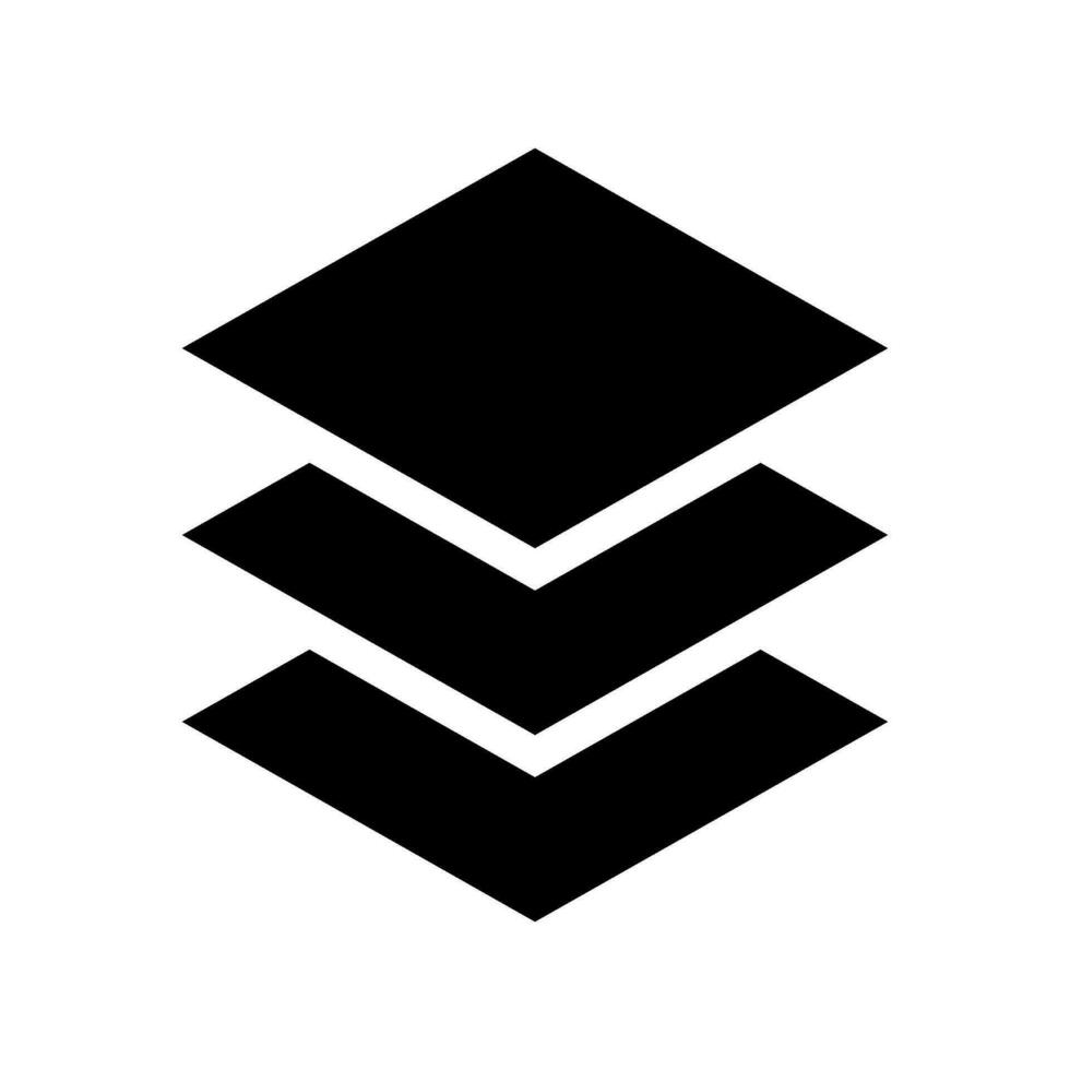 Layers Icon Vector Symbol Design Illustration
