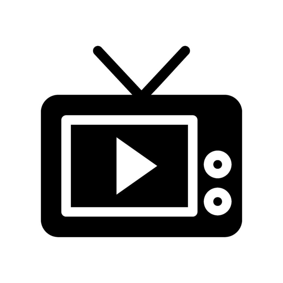 Tv Icon Vector Symbol Design Illustration