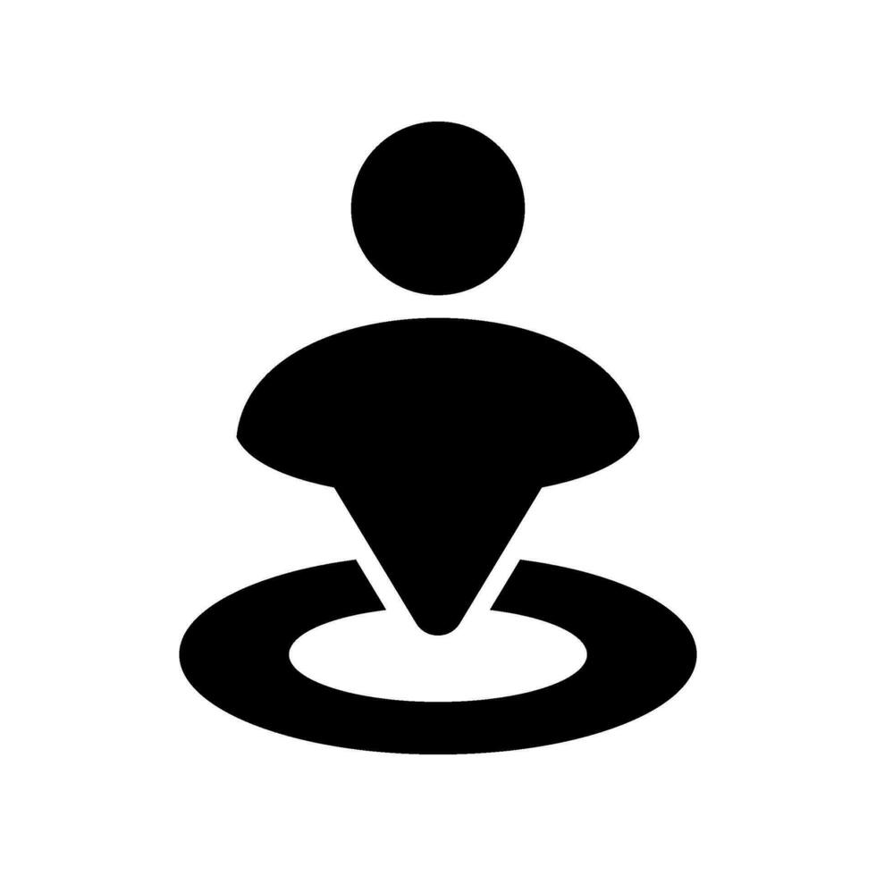 My Location Icon Vector Symbol Design Illustration