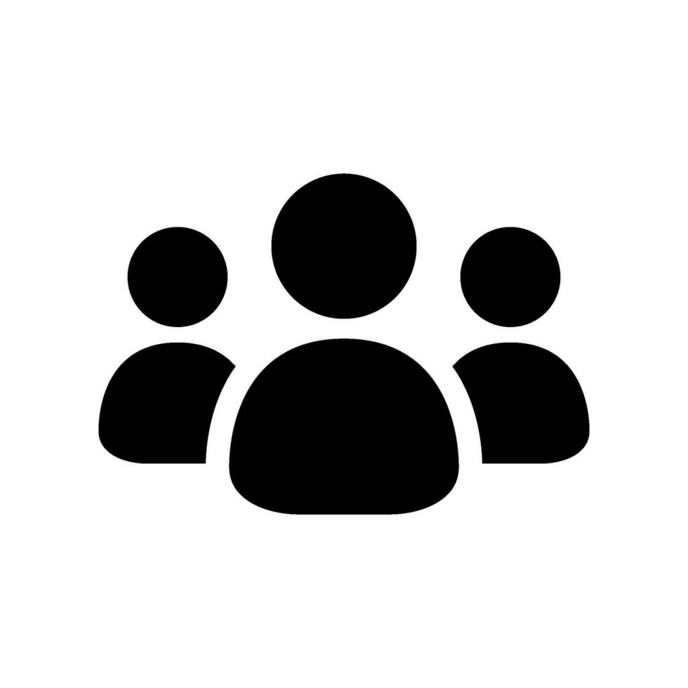 Group Icon Vector Symbol Design Illustration