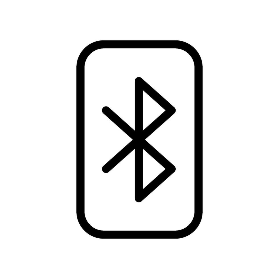 Bluetooth icono vector símbolo diseño ilustración