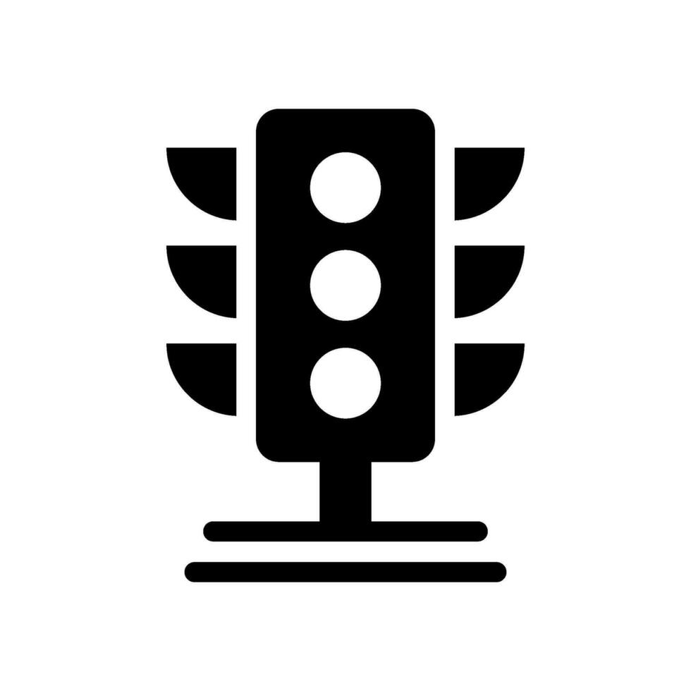 tráfico controlar icono vector símbolo diseño ilustración