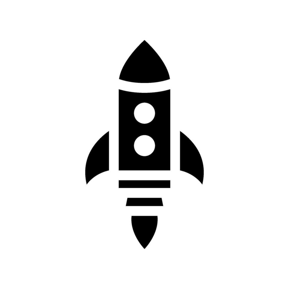 Rocket Icon Vector Symbol Design Illustration
