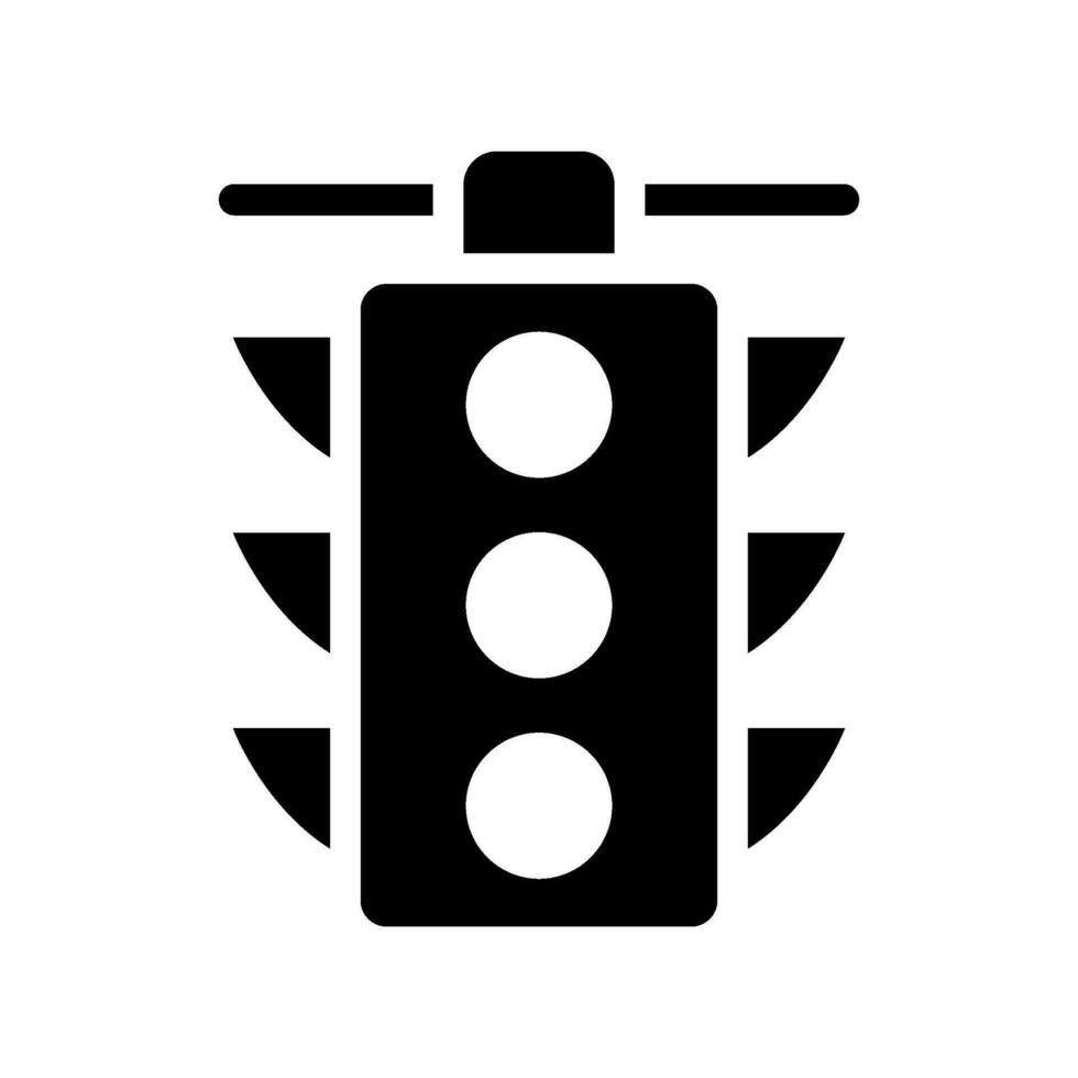 Traffic Control Icon Vector Symbol Design Illustration
