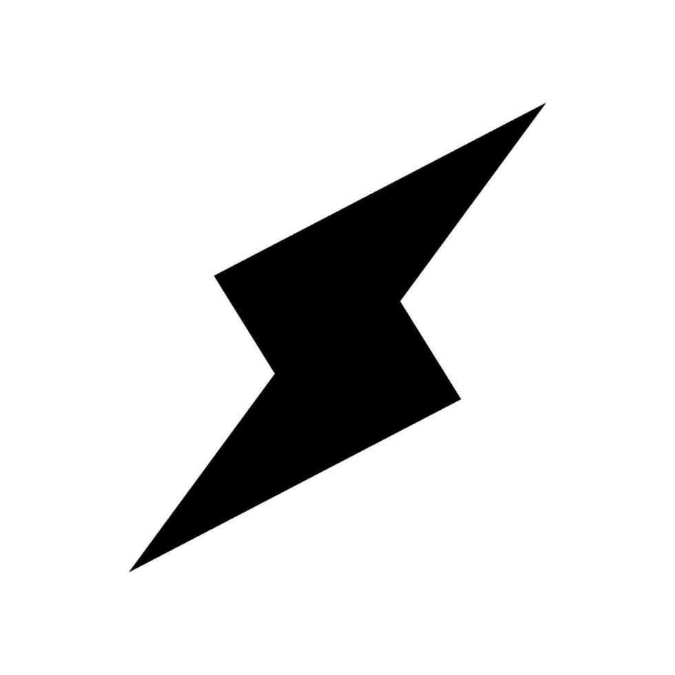 Lightning Icon Vector Symbol Design Illustration