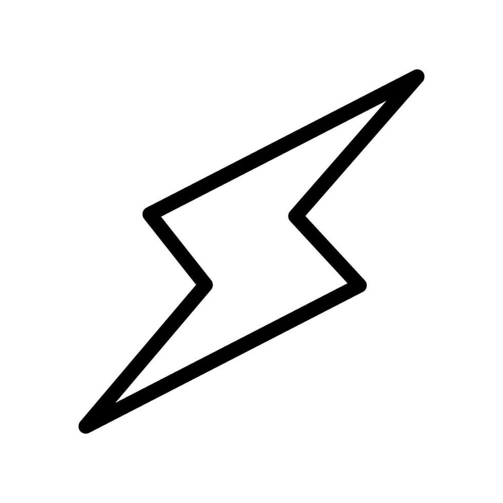 relámpago icono vector símbolo diseño ilustración