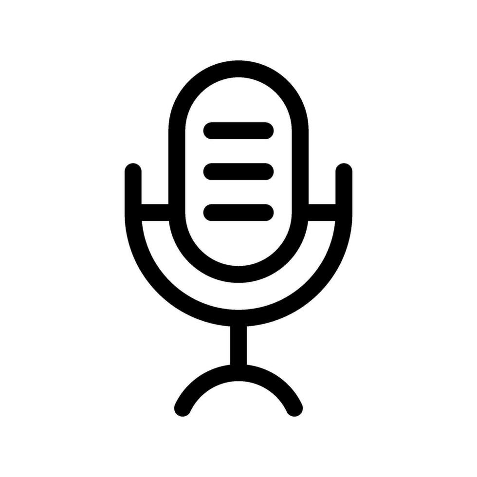 Microphone Icon Vector Symbol Design Illustration