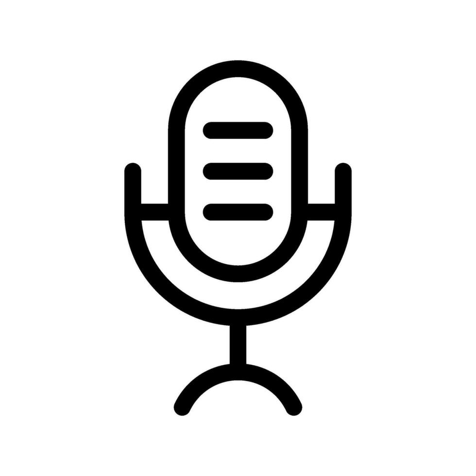 Microphone Icon Vector Symbol Design Illustration