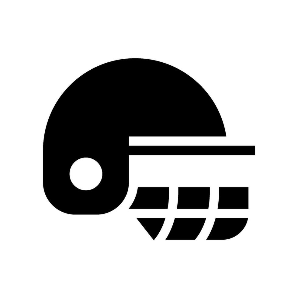 Football Helmet Icon Vector Symbol Design Illustration