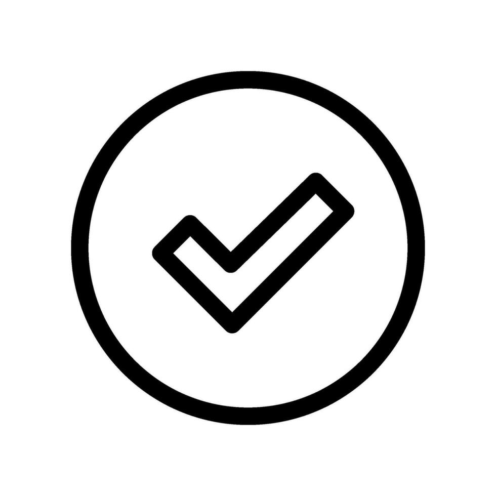 cheque icono vector símbolo diseño ilustración