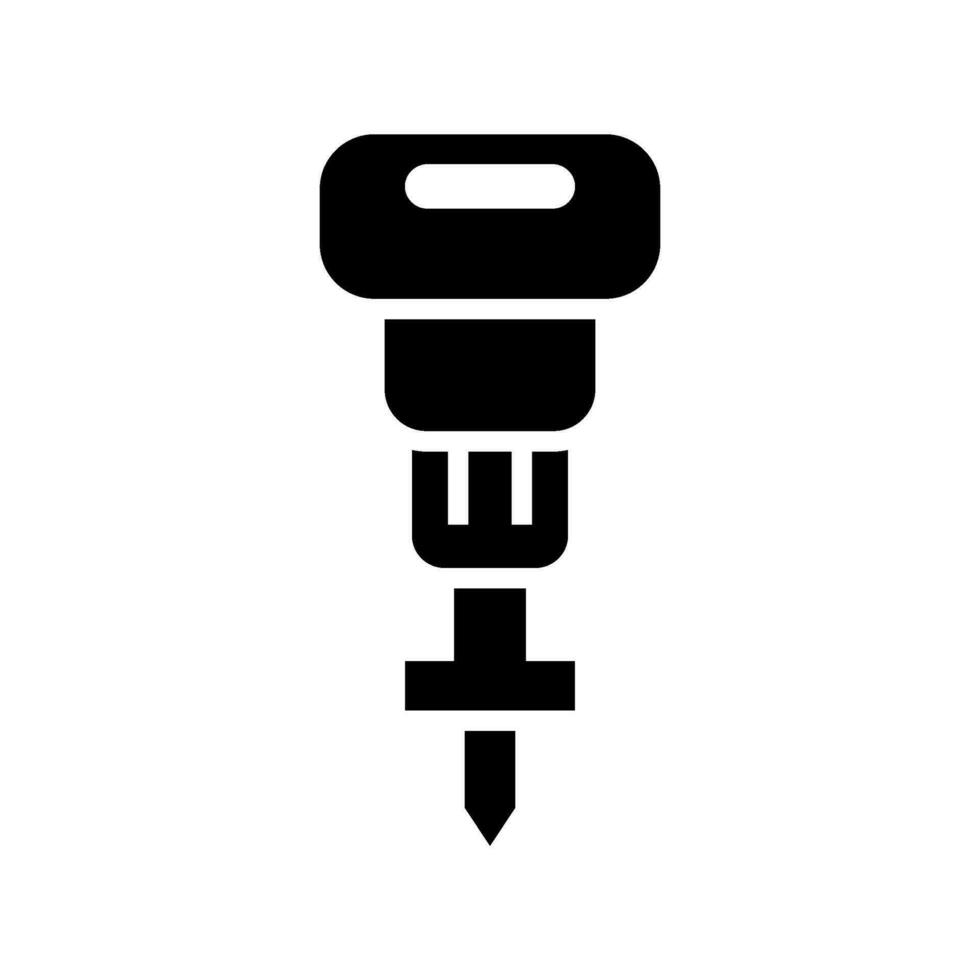 Driller Icon Vector Symbol Design Illustration